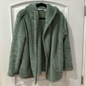 D & CO. Denim + company hooded cozy cardigan US size S